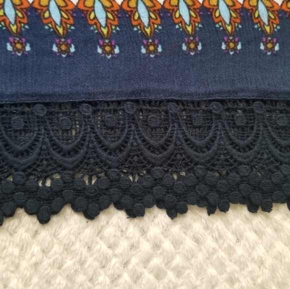 Billa size S printed top crochet bottom boho - Picture 4 of 4